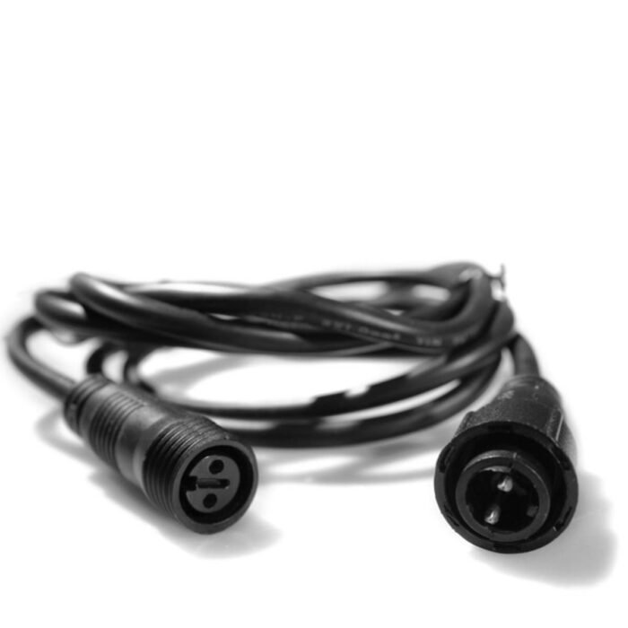 Extension lead Black 1 2 3 or 5mtr