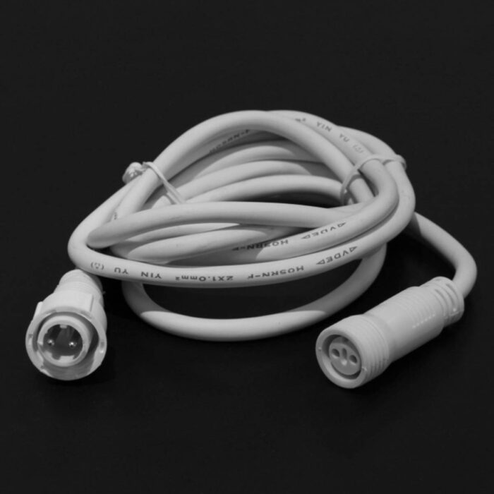 Extension Lead White 1 2 3 or 5mtr