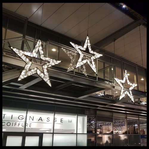Illuminated "Waterloo" 2D Star - Warm White / Ice White - 120 x 110 cm / 200 x 190 cm - 24V