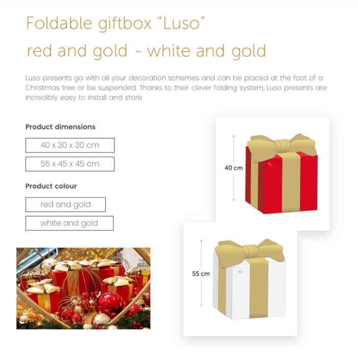 Foldable giftbox "Luso