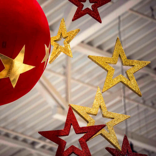 Star Hanging Decor Piece "Rimini" - Red, Gold or Silver - 20cm / 40cm / 60cm / 80cm