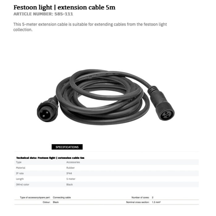 Festoon-5-mt-ext-cable