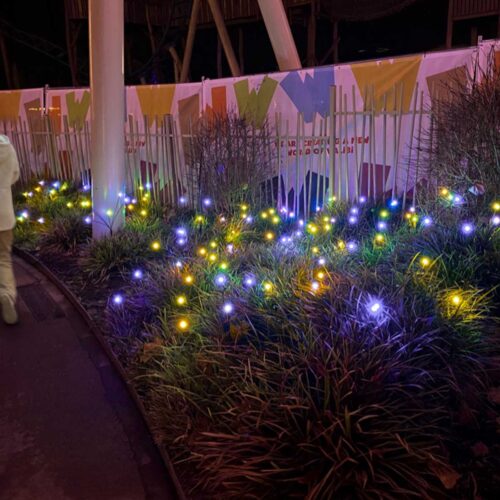 Firefly - Flexible Light with Ground Spike - 80cm - WARM White or ICE White - 24V