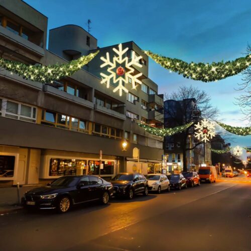 Neonflex Lighting Motif "Liperi" - Snowflake - Warm White LEDs - x2 Sizes