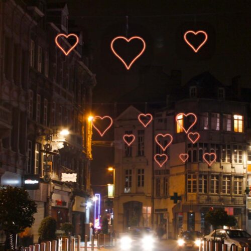 Neonflex Lighting Motif "Stanley" - Love Heart - RED LEDs - x2 Sizes
